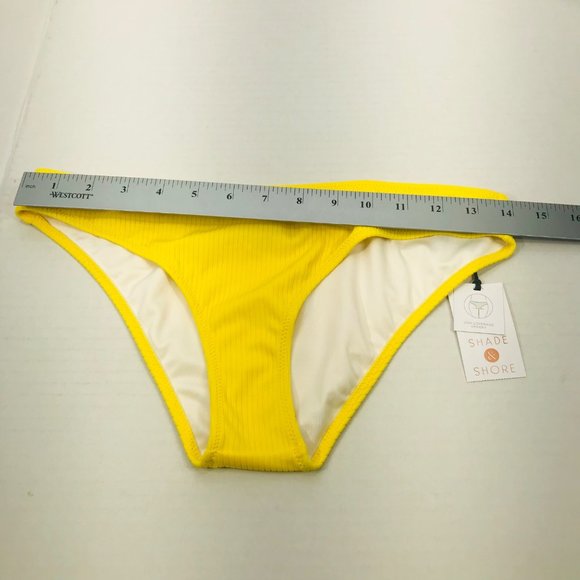 Shade And Shore Women's Sz Small 4-6 Low Coverage Cheeky Bikini Swim Bottom New - Picture 6 of 8